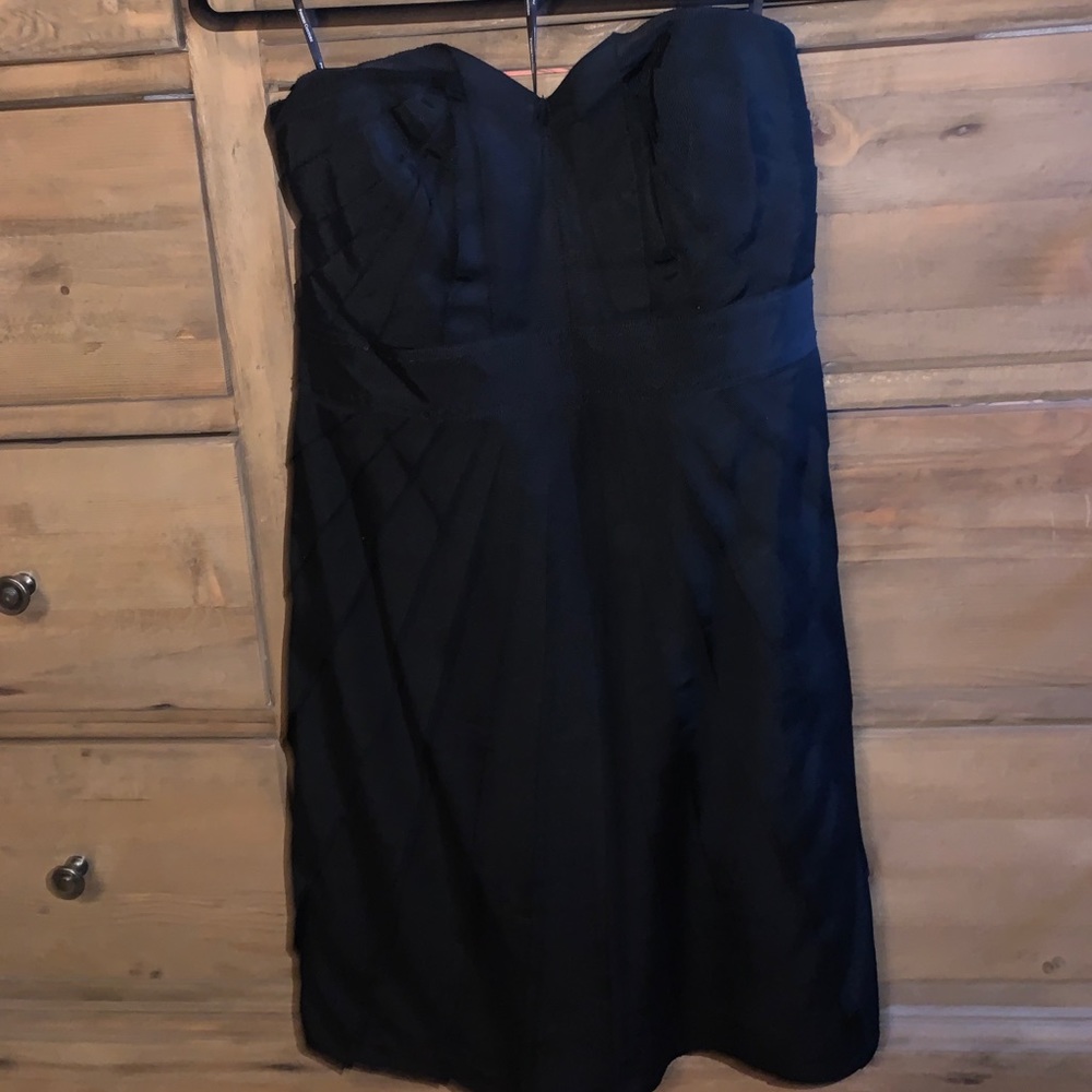 Phoebe couture black fit and flare dress